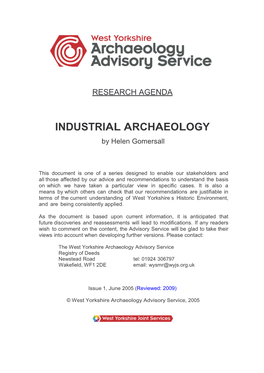 Industrial Archaeology