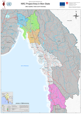 NRC Project Area in Mon State ( Bilin, Kyaiktho, Thaton and Ye Township) (!