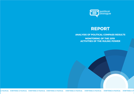 Report Analysis of Political Compass Results Monitoring of the 2019 Activities of the Ruling Power Political Dialogue