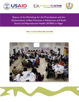 Report of the Workshop for the Prioritization and the Dissemination of Best Practices in Adolescent and Youth