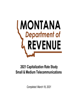 2021 Telecommunications Small & Medium Cap Rate Study 3.19.21