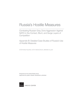 Russia's Hostile Measures