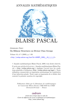 On Bilinear Structures on Divisor Class Groups