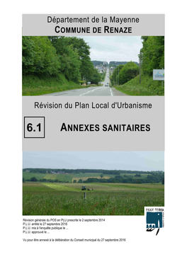 Dossier Annexes Sanitaires PLU Renazé