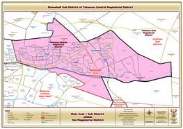 Mamelodi Sub District of Tshwane Central Magisterial District