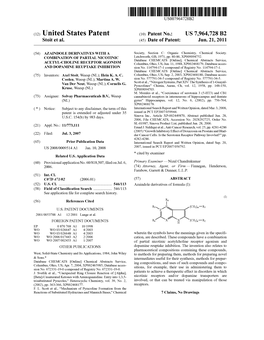 (12) United States Patent (10) Patent No.: US 7.964,728 B2 Stoit Et Al