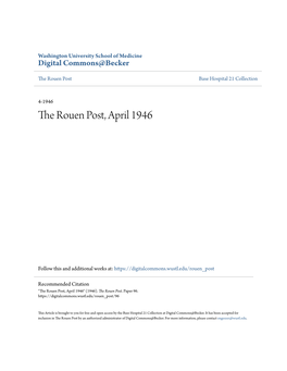 The Rouen Post, April 1946