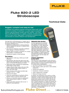 Fluke 820-2 LED Stroboscope