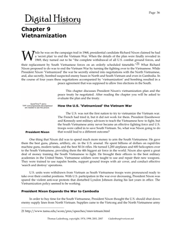 Chapter 9 Vietnamization