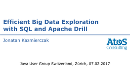 What Is Apache Drill ?