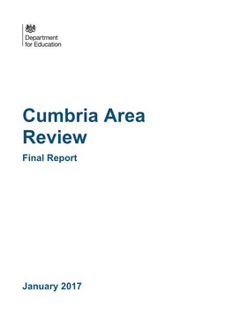 Cumbria Area Review Final Report
