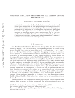 The Baer-Kaplansky Theorem for All Abelian Groups and Modules 3