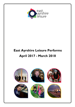 East Ayrshire Leisure Performs April 2017