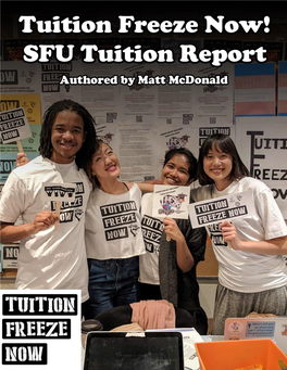 SFU Tuition Report