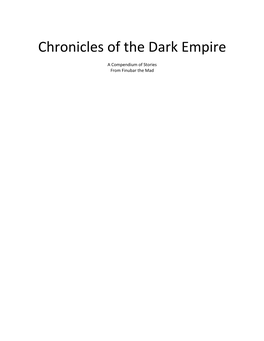 Chronicles of the Dark Empire