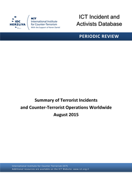 ICT Incident and Activists Database