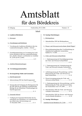 Für Den Bördekreis ------10