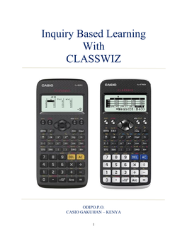 Inquiry Based Learning with CLASSWIZ