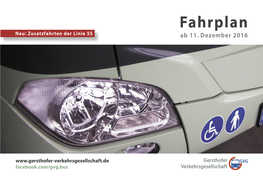 Fahrplan Neu: Zusatzfahrten Der Linie 55 Ab 11