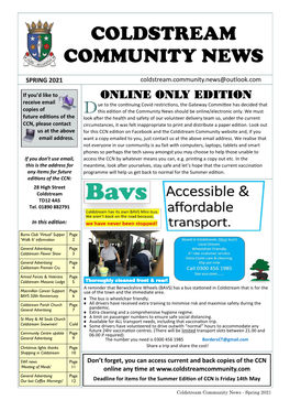 Coldstream Community News