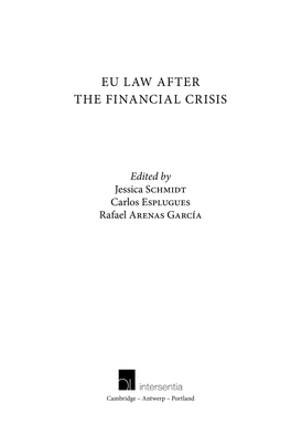 EU Law After the Financial Crisis.Indb