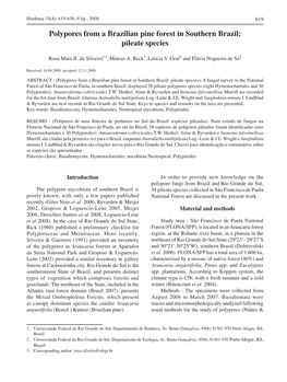Polypores from a Brazilian Pine Forest in Southern Brazil: Pileate Species