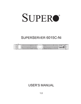 SUPERSERVER 6015C-Ni