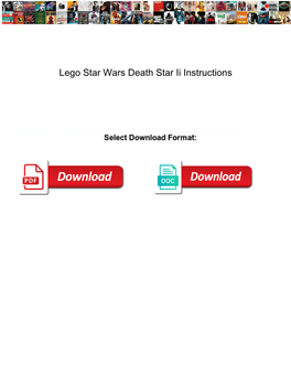 Lego Star Wars Death Star Ii Instructions