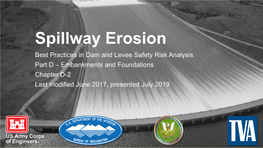 Spillway Erosion