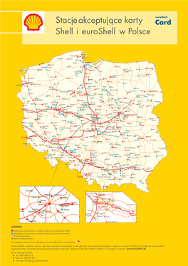 Stacje Akceptujące Karty Shell I Euroshell W Polsce