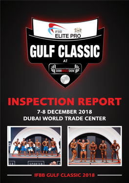 Inspection Report 7-8 December 2018 Dubai World Trade Center