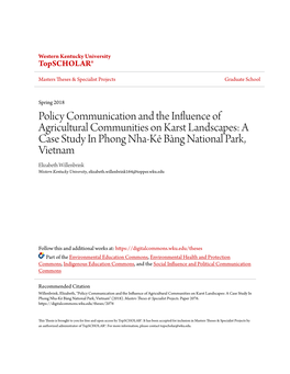 Policy Communication and the Influence Of