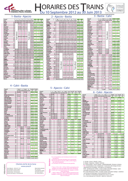 Horaires Des Trains