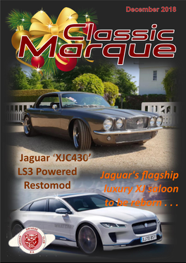 Jaguar ‘XJC430’ LS3 Powered Jaguar's Flagship Restomod Luxury XJ Saloon to Be Reborn