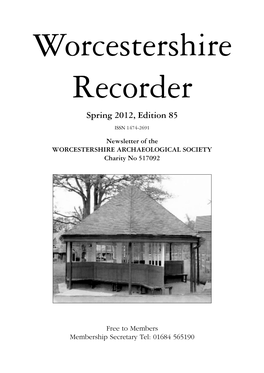 Spring 2012, Edition 85 ISSN 1474-2691