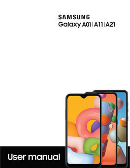 Samsung Galaxy A01|A11|A21 A015U1|A115U1|A215U1 User