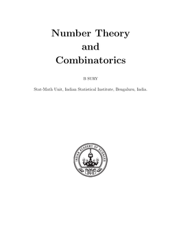 Number Theory and Combinatorics