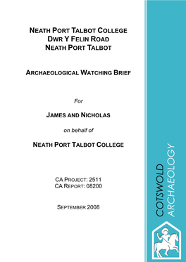 Neath Port Talbot College Dwr Y Felin Road
