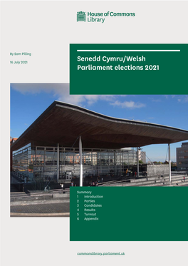 Senedd Cymru/Welsh Parliament Elections 2021