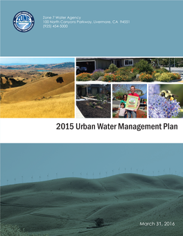 2015 Urban Water Management Plan