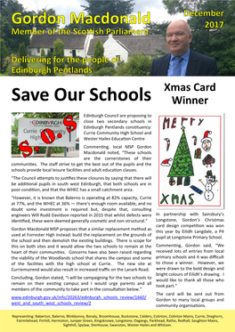 Save Our Schools Winner