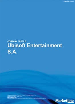 Ubisoft Entertainment S.A. SWOT Analysis