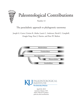 Paleontological Contributions