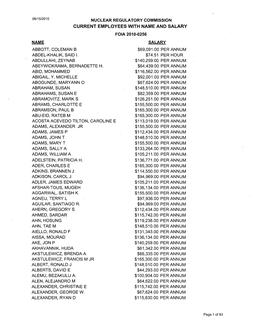 Current Employees with Name & Salary