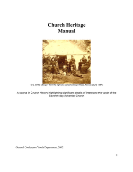 Church Heritage Manual