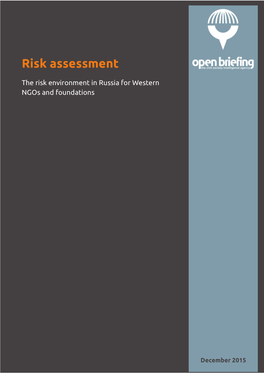 Risk Assessment