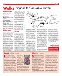 Finghall to Constable Burton