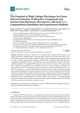 The Potential of High Voltage Discharges for Green