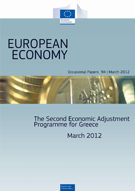 The Second Economic Adjustment Programme for Greece