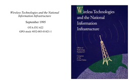 Wireless Technologies and the National Information Infrastructure